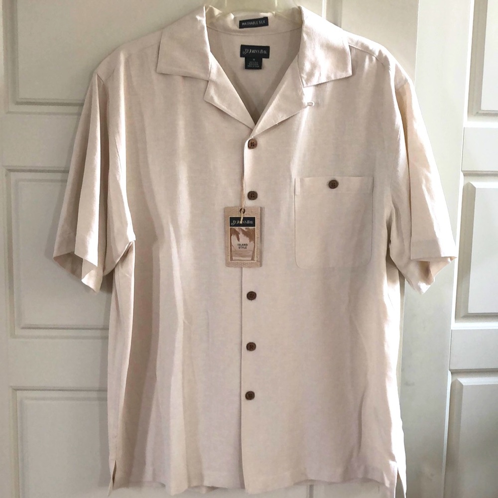 NWT Men’s Silk Shirt